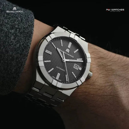 MAURICE LACROIX Aikon Automatic 39mm Black Dial Stainless Steel - AI6008-SS002-330-1