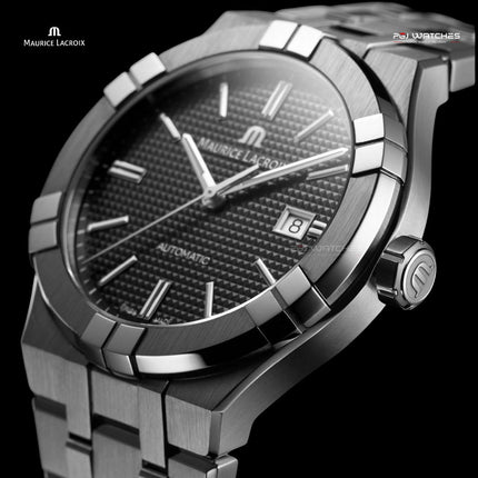 MAURICE LACROIX Aikon Automatic 39mm Black Dial Stainless Steel - AI6008-SS002-330-1