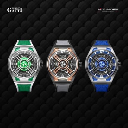 BONEST GATTI Automatic Movement Round Shaped Case 5ATM Waterproof Luminous - BG5803-A
