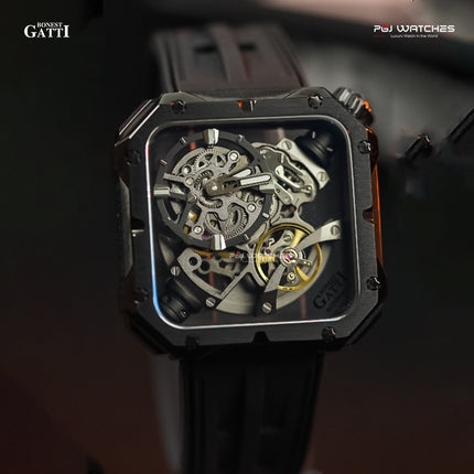 BONEST GATTI Automatic Silver Stainless Steel Mechanical Movement - BG4001-R
