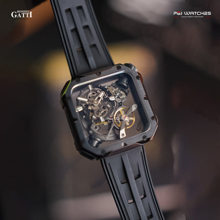 BONEST GATTI Automatic Silver Stainless Steel Mechanical Movement - BG4001-R