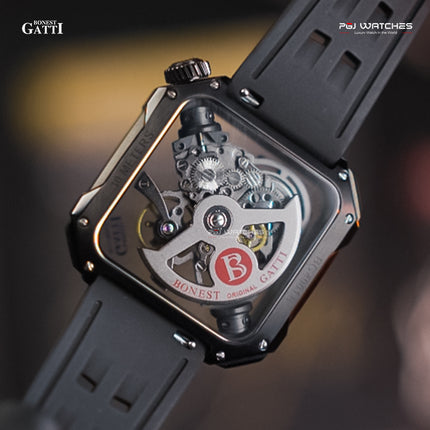 BONEST GATTI Automatic Silver Stainless Steel Mechanical Movement - BG4001-R