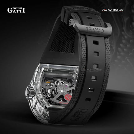 BONEST GATTI Mirror Hollow Out Mechanical watch - BG9980-A