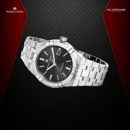 MAURICE LACROIX Aikon Automatic 39mm Black Dial Stainless Steel - AI6008-SS002-330-1