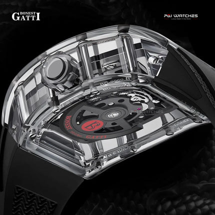 BONEST GATTI Mirror Hollow Out Mechanical watch - BG9980-A