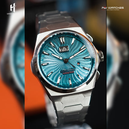 LUCKY HARVEY Chiming Guilloché Luxury Automatic Men’s Watch