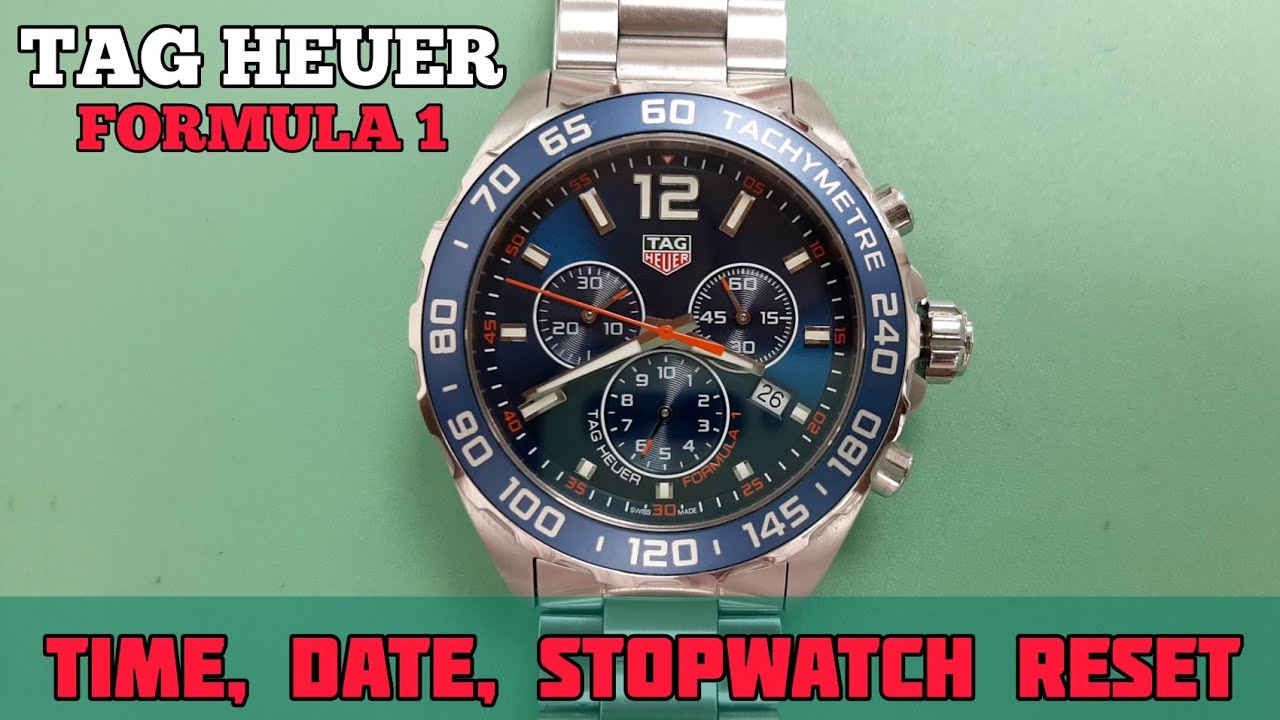 Cara Setting Tanggal di TAG Heuer Formula 1 dengan Aman dan Benar