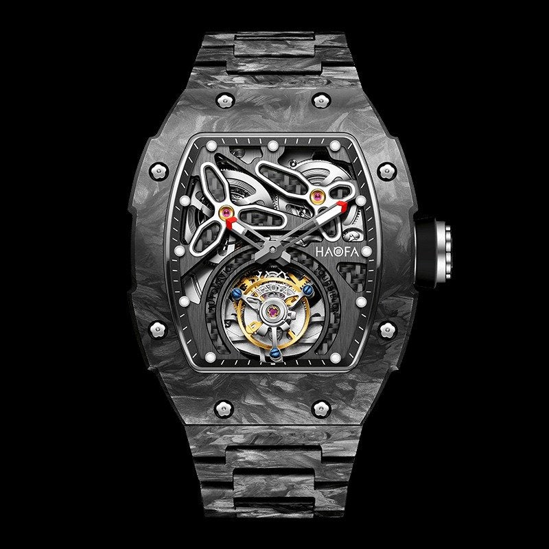 HAOFA 2311 All Carbon Fibre Double Spring Tourbillon: Simfoni Teknologi dan Estetika