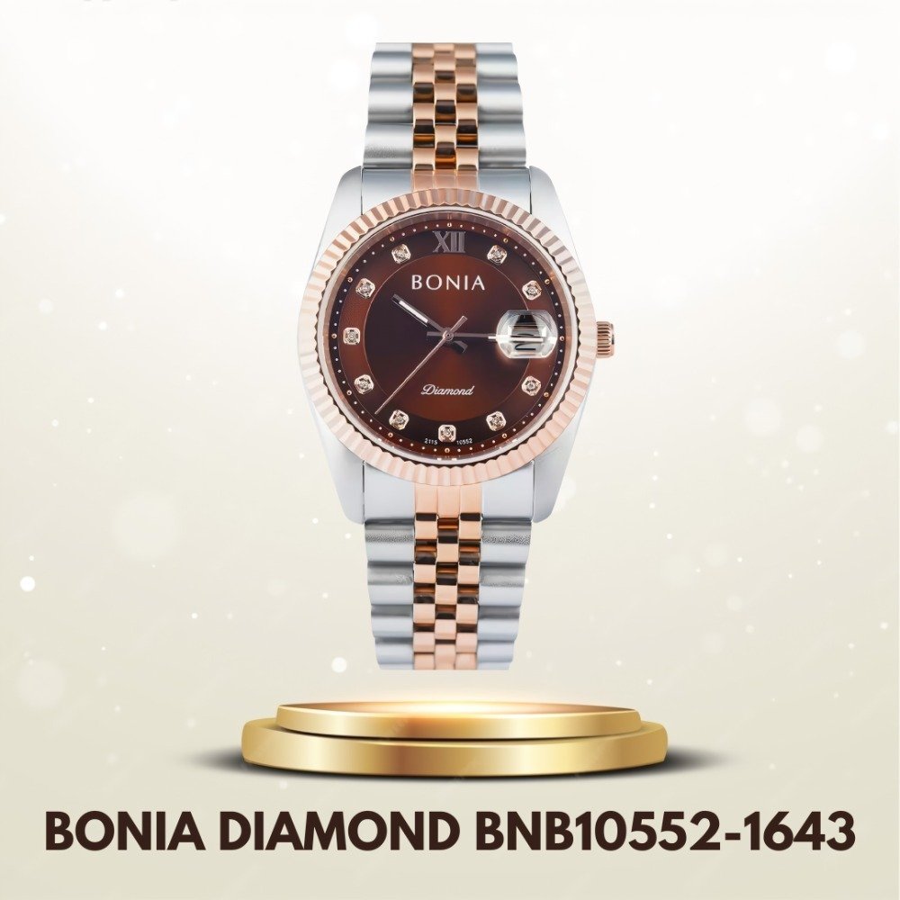 Review Jam Tangan Bonia Diamond Coklat BNB 10552-1643: Simfoni Elegansi dalam Satu Sentuhan
