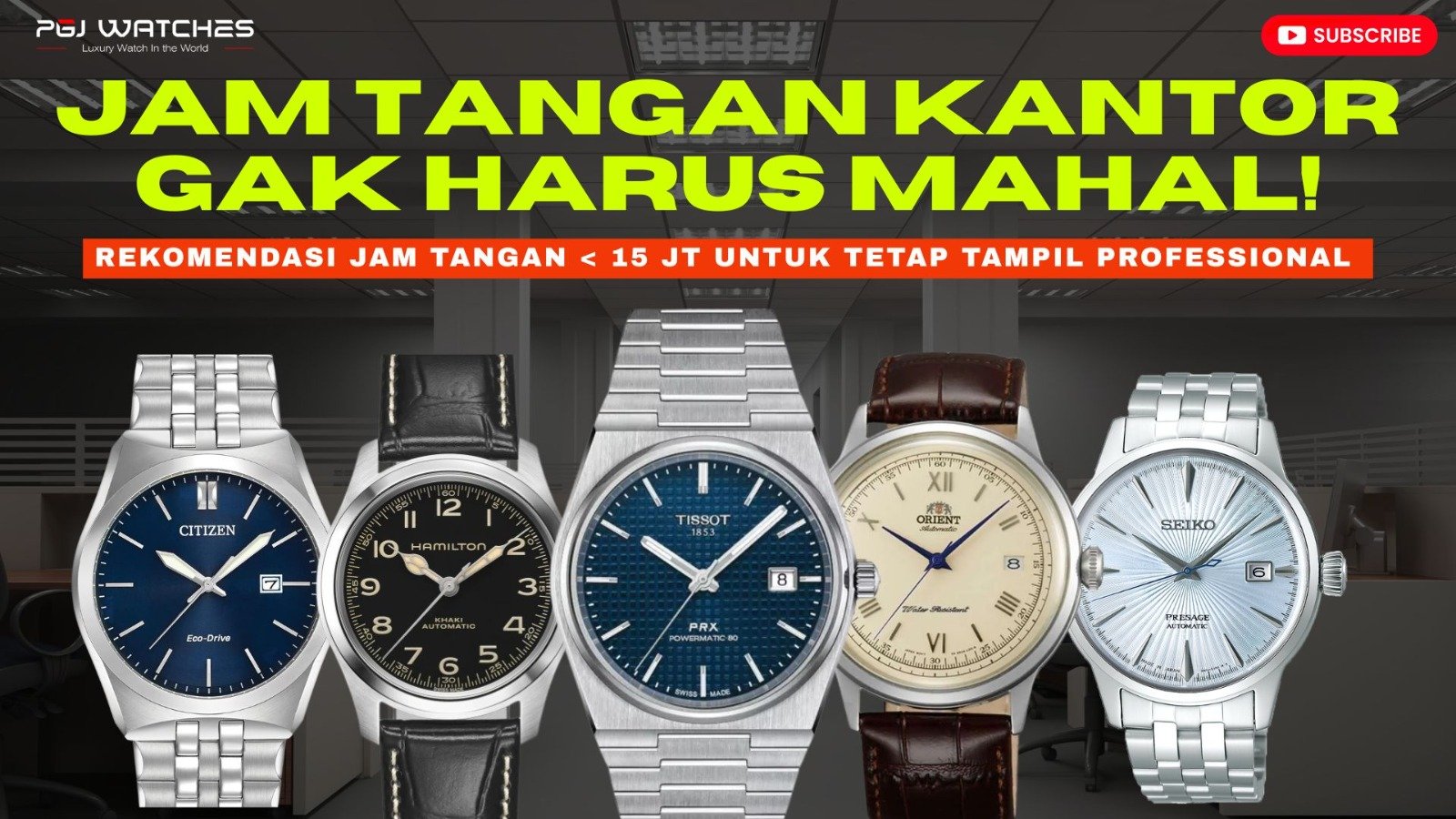 Rekomendasi Jam Tangan Untuk Kekantor Terbaik Tahun 2025