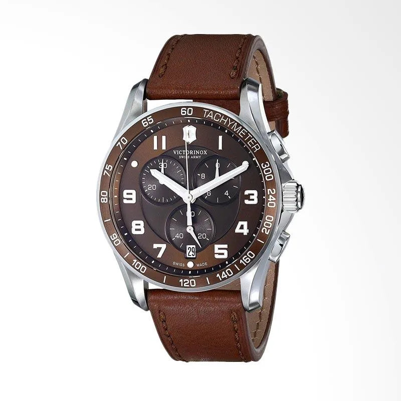 Jam Tangan Victorinox Tali Kulit yang Berkualitas