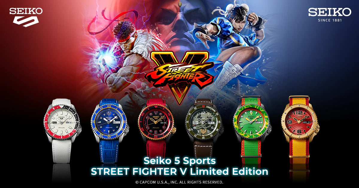 Jam Tangan Seiko Street Fighter