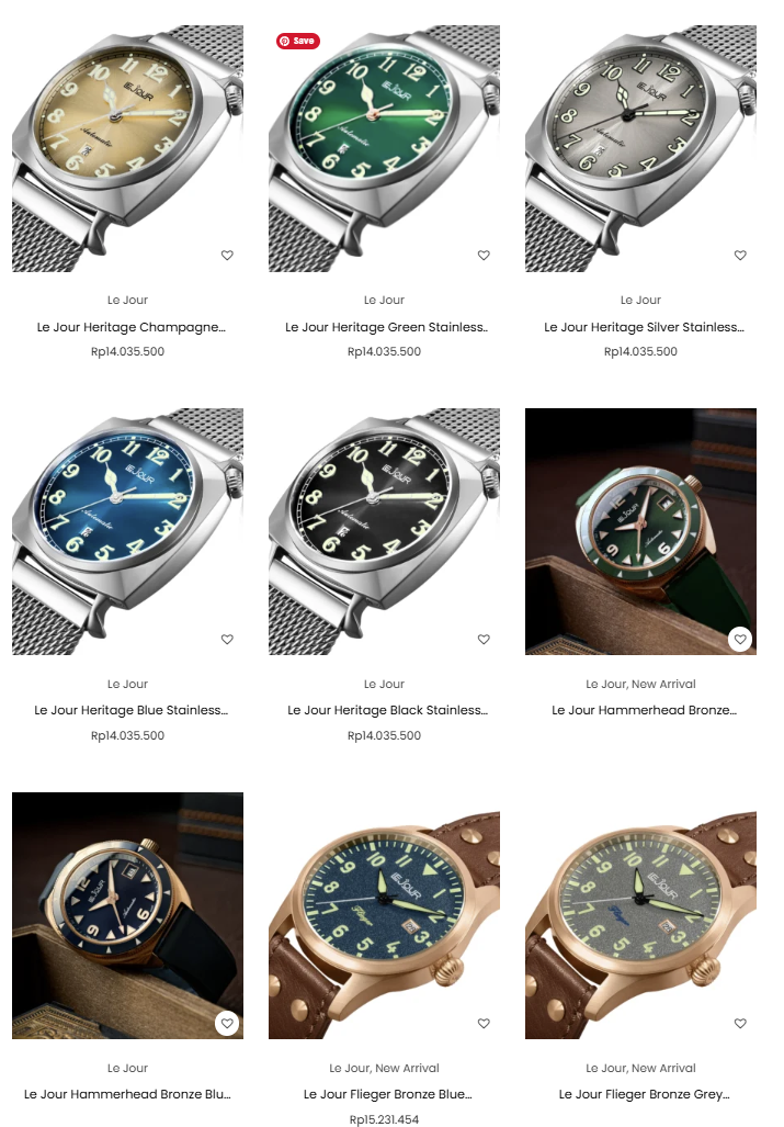 Le Jour Vintage Diver: Jam Tangan Selam Klasik Mewah