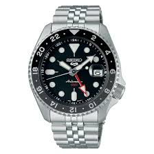 SEIKO 5 GMT SKX Sports Style Black Dial SSK001K1 - Hanya di PGJWatches