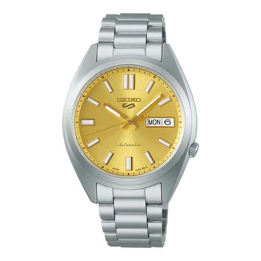 SEIKO 5 Sports SNXS Gold Dial Steel Strap SRPL59K1 Dapatkan Hanya Di PGJWatches