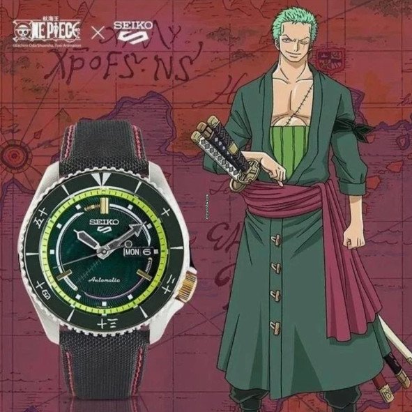 Seiko 5 x One Piece Zoro: Jam Tangan Samurai Masa Kini