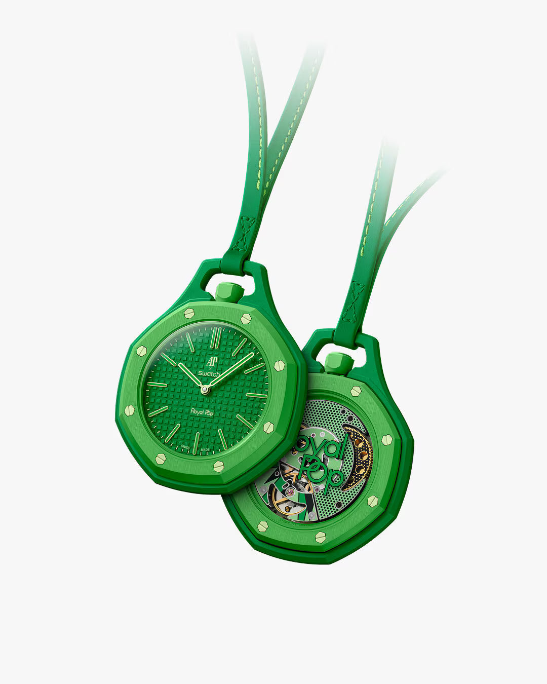 Swatch Royal Pop GREEN EIGHT: Royal Oak Versi Pop yang Paling Segar
