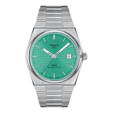 Beli TISSOT PRX Powermatic 80 Light Green Dial T137.407.11.091.01 di PGJWatches