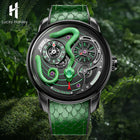 Lucky Harvey Spit Out Tongue Green Snake Automata