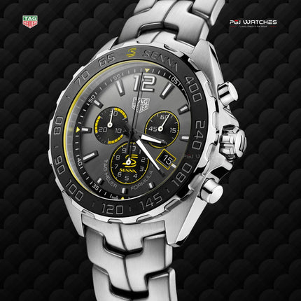 TAG HEUER Formula 1 x Senna Quartz 43mm Steel - CAZ101AF.BA0637