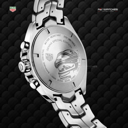 TAG HEUER Formula 1 x Senna Quartz 43mm Steel - CAZ101AF.BA0637