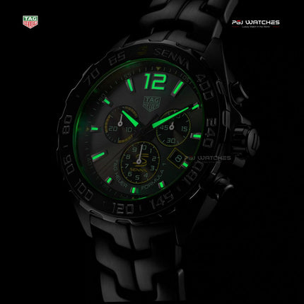 TAG HEUER Formula 1 x Senna Quartz 43mm Steel - CAZ101AF.BA0637