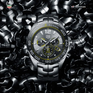 TAG HEUER Formula 1 x Senna Quartz 43mm Steel - CAZ101AF.BA0637 - PGJ Watches