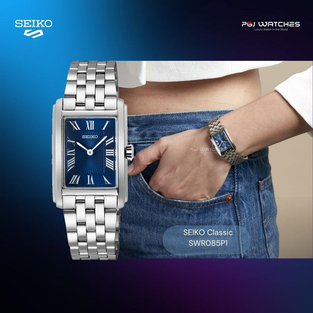 SEIKO Quartz Ladies Rectangular - SWR085P1