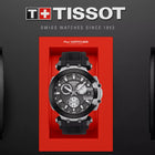 TISSOT T‑Sport T‑Race Chronograph Black Dial Black Silicone Strap - T115.417.27.061.00