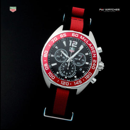 TAG HEUER Formula One McLaren Limited Edition Black Dial Men's Watch - CAZ1112.FC8188