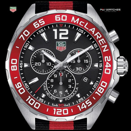 TAG HEUER Formula One McLaren Limited Edition Black Dial Men's Watch - CAZ1112.FC8188