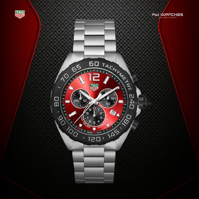 TAG HEUER Formula 1 Chronograph Quartz 43mm Steel - CAZ101AN.BA0842