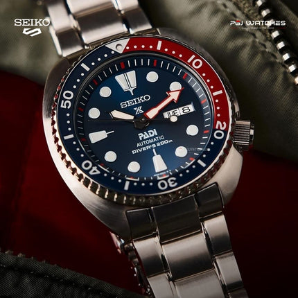 SEIKO Prospex PADI King Samurai “Save The Ocean” Pepsi Blue Dial - SRPE99K1