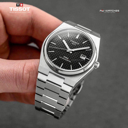 TISSOT PRX Powermatic 80 40mm T-Classic Black Dial Stainless Steel Bracelet - T137.407.11.051.00