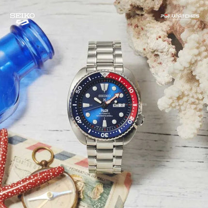 SEIKO Prospex PADI King Samurai “Save The Ocean” Pepsi Blue Dial - SRPE99K1