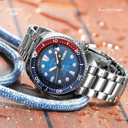 SEIKO Prospex PADI King Samurai “Save The Ocean” Pepsi Blue Dial - SRPE99K1