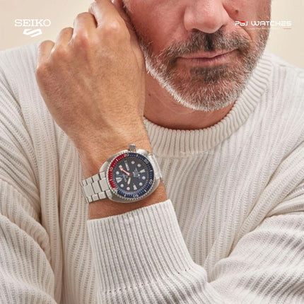 SEIKO Prospex PADI King Samurai “Save The Ocean” Pepsi Blue Dial - SRPE99K1