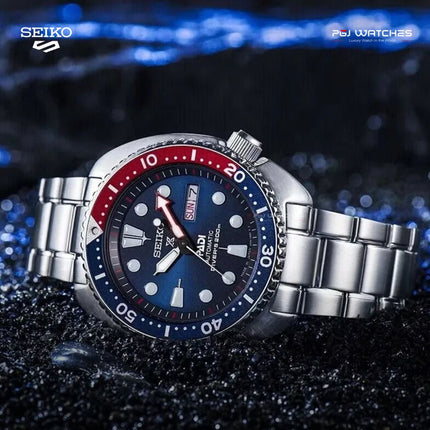 SEIKO Prospex PADI King Samurai “Save The Ocean” Pepsi Blue Dial - SRPE99K1