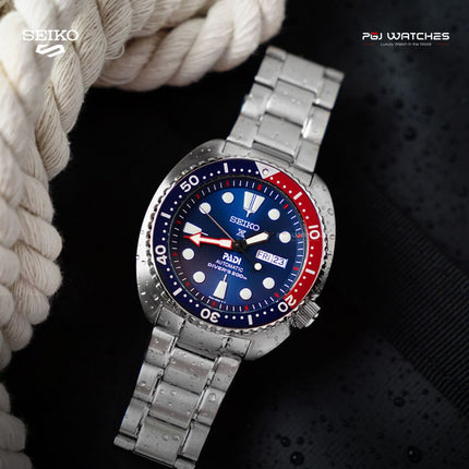 SEIKO Prospex PADI King Samurai “Save The Ocean” Pepsi Blue Dial - SRPE99K1