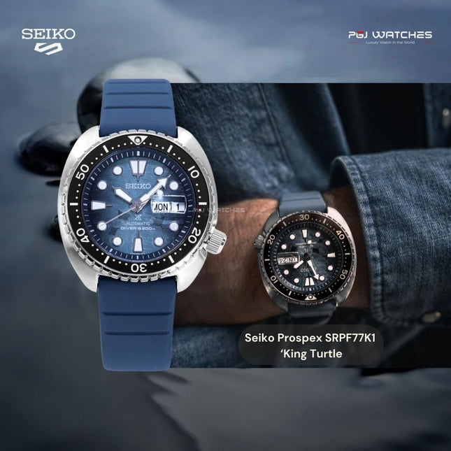 SEIKO Prospex King Turtle “Save The Ocean Manta Ray” - SRPF77K1