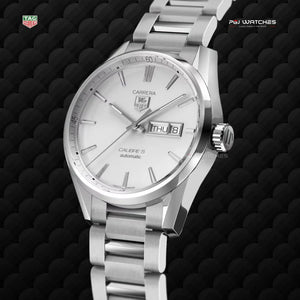 TAG HEUER Carrera Automatic 41mm Steel - WAR201B.BA0723 - PGJ Watches