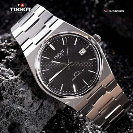 TISSOT PRX Powermatic 80 40mm T-Classic Black Dial Stainless Steel Bracelet - T137.407.11.051.00