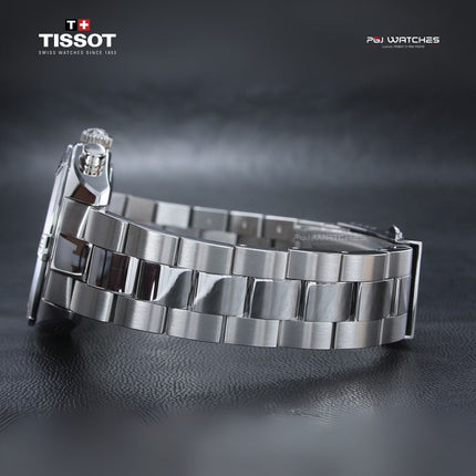 TISSOT PR100 Sport Chic Chronograph Men Silver Dial Stainless Steel Strap - T101.917.11.031.00
