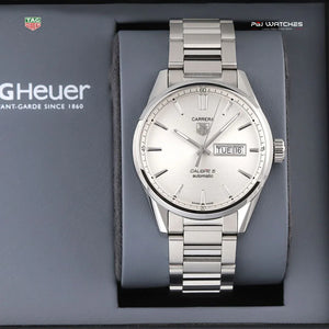 TAG HEUER Carrera Automatic 41mm Steel - WAR201B.BA0723 - PGJ Watches