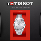 TISSOT T-Classic Gentleman Men Silver Dial Stainless Steel Strap - T127.410.11.031.00