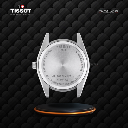 TISSOT T-Classic Gentleman Men Silver Dial Stainless Steel Strap - T127.410.11.031.00