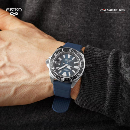 SEIKO Prospex “King Samurai” Save The Ocean Manta Ray 200m Automatic Blue Dial - SRPF79K1