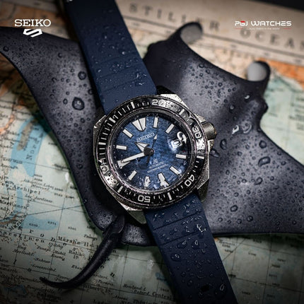 SEIKO Prospex “King Samurai” Save The Ocean Manta Ray 200m Automatic Blue Dial - SRPF79K1