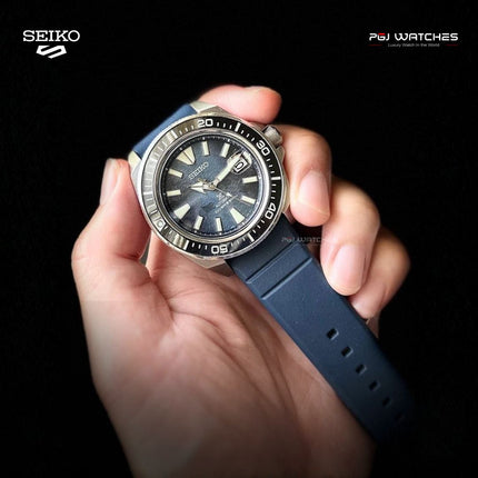SEIKO Prospex “King Samurai” Save The Ocean Manta Ray 200m Automatic Blue Dial - SRPF79K1