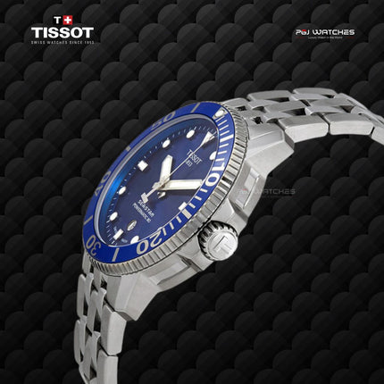 TISSOT T‑Sport Seastar 1000 Automatic Blue Dial Stainless Steel Bracelet - T120.407.11.041.00